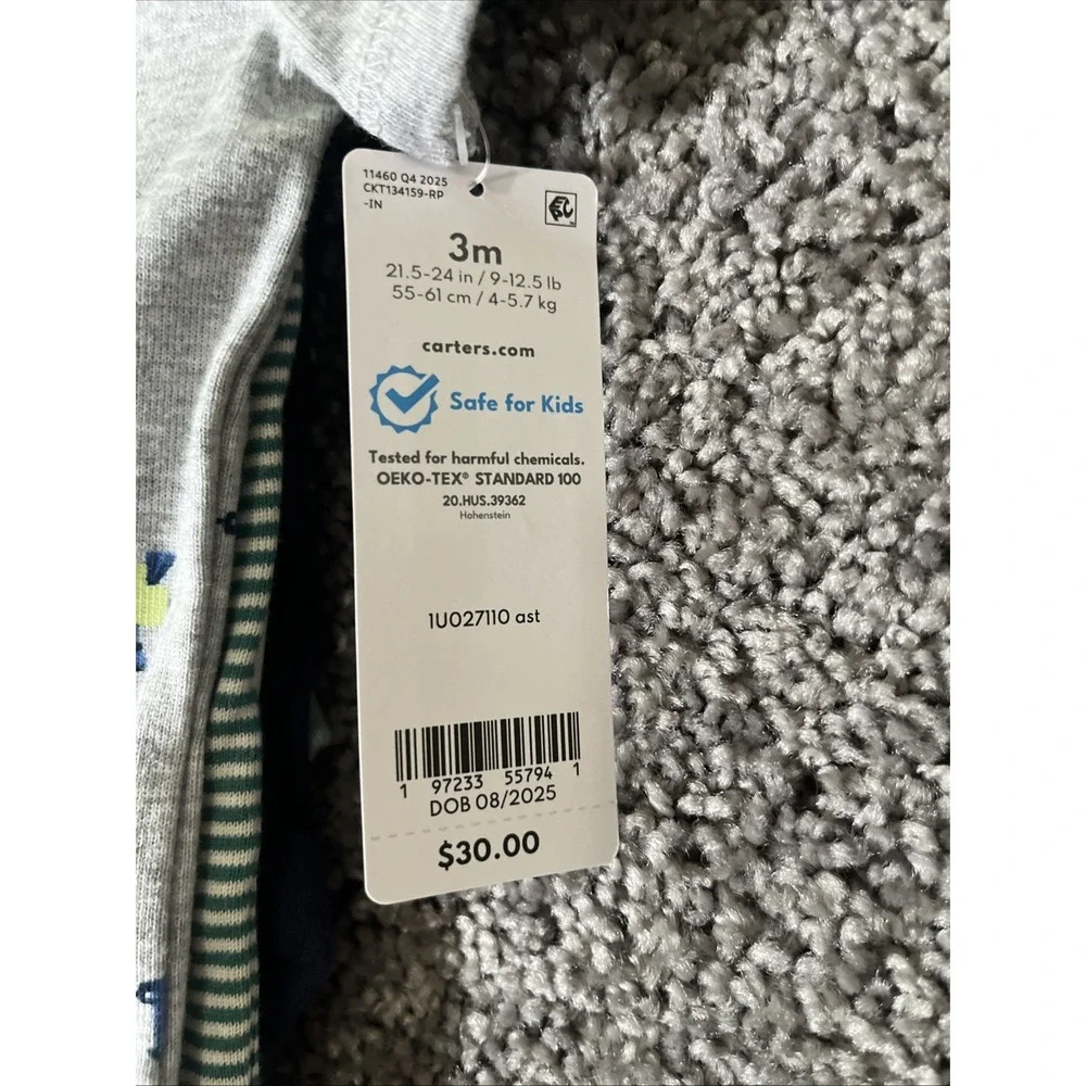 Carter's 4 Piece Baby Bodysuit  Size 3m